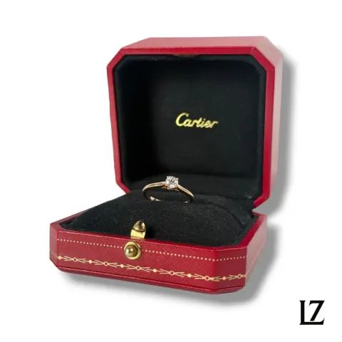 Prsten Cartier 1895 Solitaire v originální červené krabičce Cartier